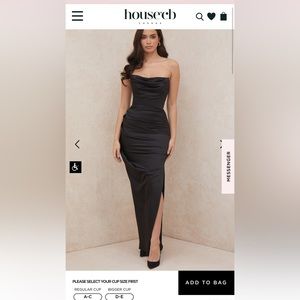 ADRIENNE corset dress bigger cup house of CB dress 🖤